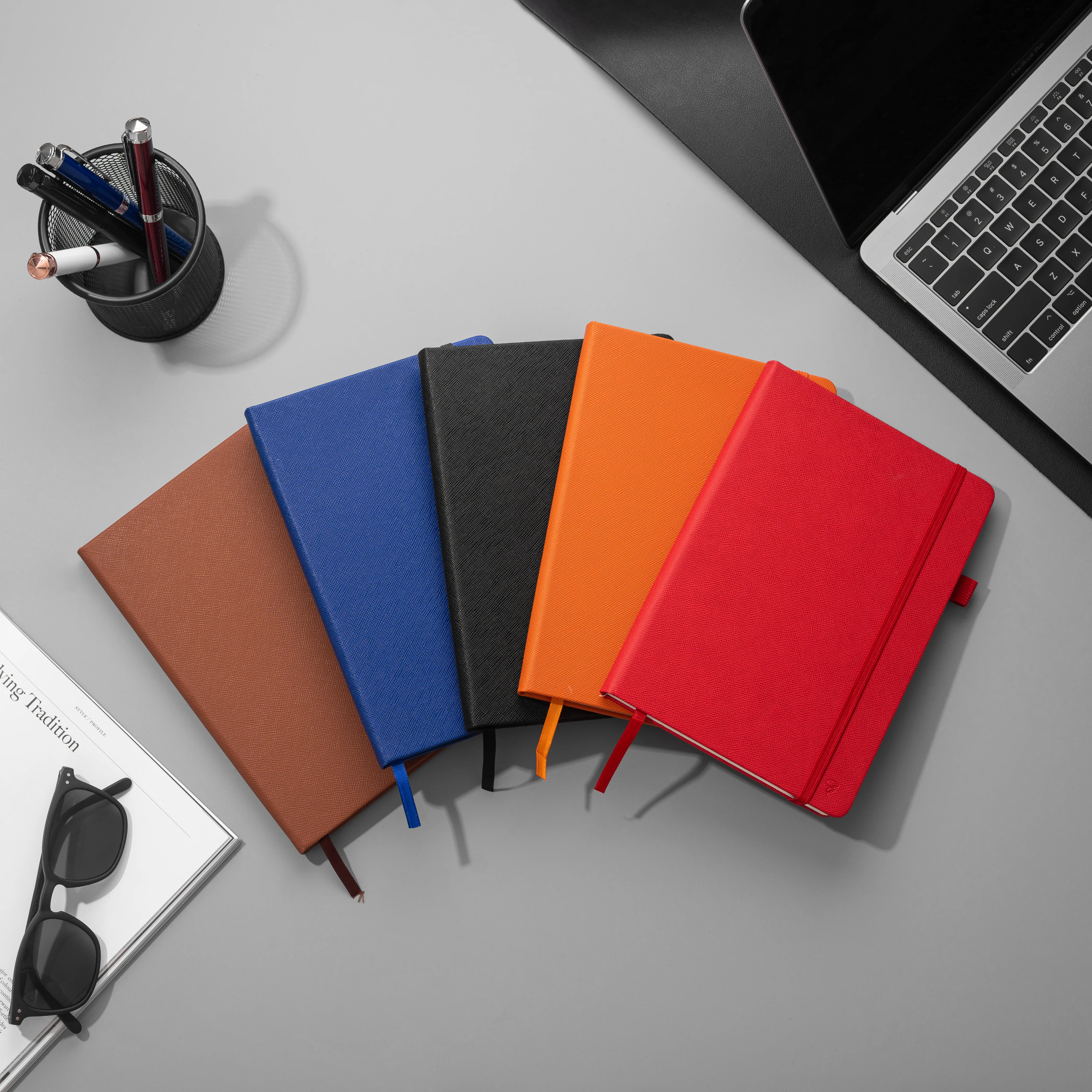 Black Journal - PU Saffiano Leather - Image 6