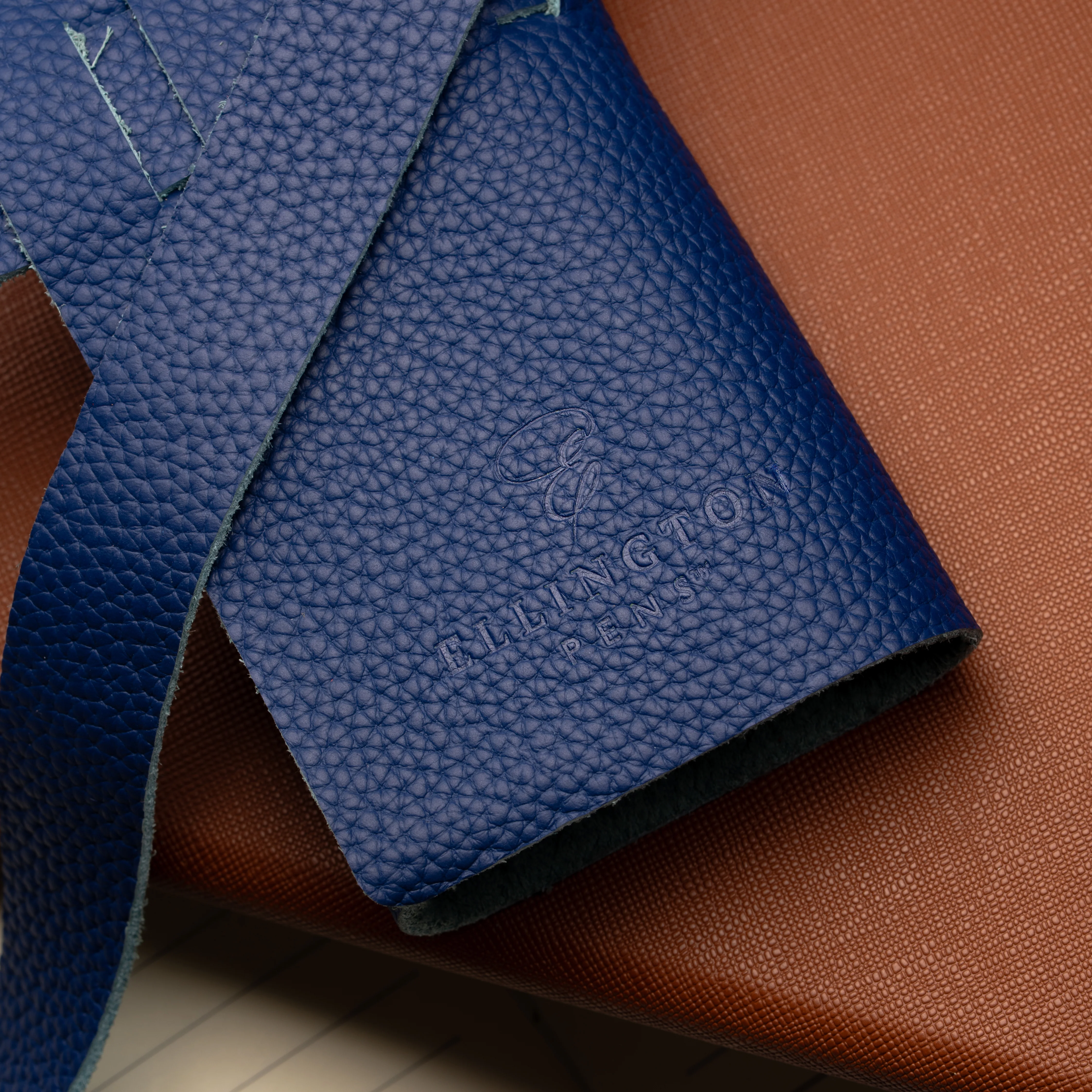 Leather Roll Pen Case Red - Image 9